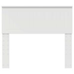vidaXL Tête de lit Blanc 100 cm Bois d'ingénierie