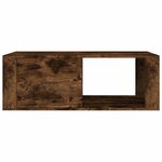 vidaXL Table basse Chêne fumé 100x50 5x35 cm Bois d'ingénierie