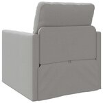 vidaXL Canapé-Lit Gris nuage 74 x 77 x 81 cm tissu