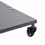 vidaXL Socles de parasol d'extérieur Bois foncé 45 x 45 x 31.5 cm