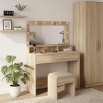 vidaXL Table de Toilette Chêne Sonoma 100 x 41 x 135 cm