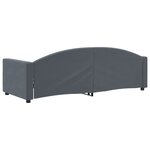 vidaXL Lit de repos gris foncé 80x200 cm velours