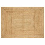 vidaXL Tapis fait à la main jute naturel 160x230 cm