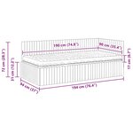 vidaXL Cadre de lit d'angle avec matelas 2 Pièces Jaune Velours
