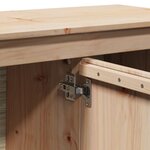vidaXL Meuble TV 103x36 5x52 cm Bois de pin massif