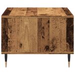 vidaXL Table basse vieux bois 60x50x36 5 cm bois d'ingénierie