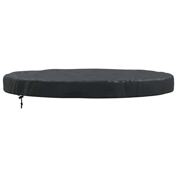 vidaXL Housse de Table Extérieure Noir 112 x 112 x 10 cm Tissu 210D