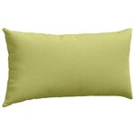 vidaXL Coussins de canapé 2 Pièces Vert clair 80 x 40 cm tissu