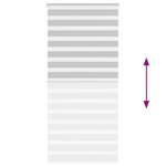 vidaXL Store zèbre gris clair largeur du tissu 100 9 cm polyester