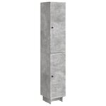 vidaXL Ensemble de Meubles 2 Pièces Gris béton 34 5 x 33 x 90 cm
