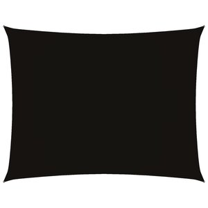 vidaXL Voile de parasol tissu oxford rectangulaire 2x3 m noir