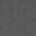 vidaXL Canapé d'angle de jardin coussins anthracite Bois de pin massif