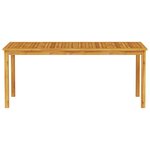 vidaXL Ensemble de salle à manger pour jardin 9 Pièces Marron