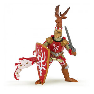 Figurine Maître des Armes Cerf avec Armure et Heaume