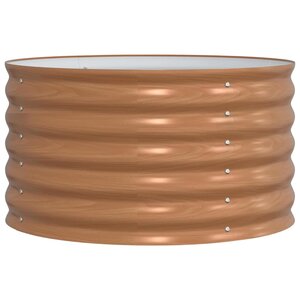 vidaXL Jardinière surélevée Marron 80 x 80 x 44 cm Acier