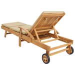 vidaXL Transat 100  Polyester Teck Solide