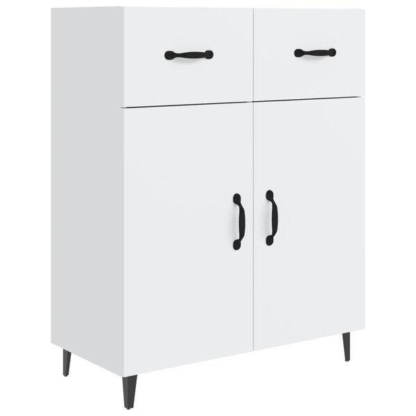 vidaXL Buffet blanc 69 5x34x90 cm bois d'ingénierie