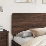 vidaXL Tête de lit Chêne brun 180 cm Bois d'ingénierie