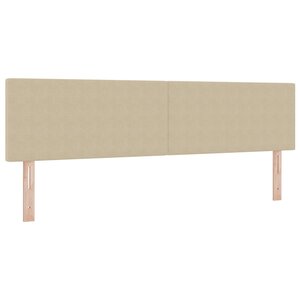 vidaXL Tête de lit LED avec tête de lit Vert gris 180 cm Polyester
