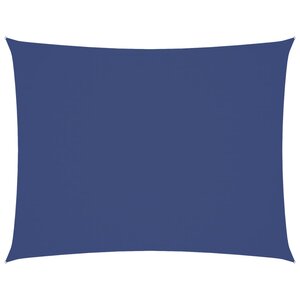 vidaXL Voile de parasol tissu oxford rectangulaire 5x6 m bleu