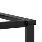 vidaXL Pieds de table à manger cadre en O 140x60x73 cm acier