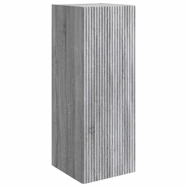 vidaXL Armoire Murale 33 x 34 5 x 90 cm Bois d'ingénierie Sonoma gris