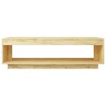 Vidaxl table basse 110x50x33 5 cm bois de pin massif