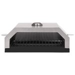 Vidaxl four à pizza avec pierre en céramique pour barbecue au charbon