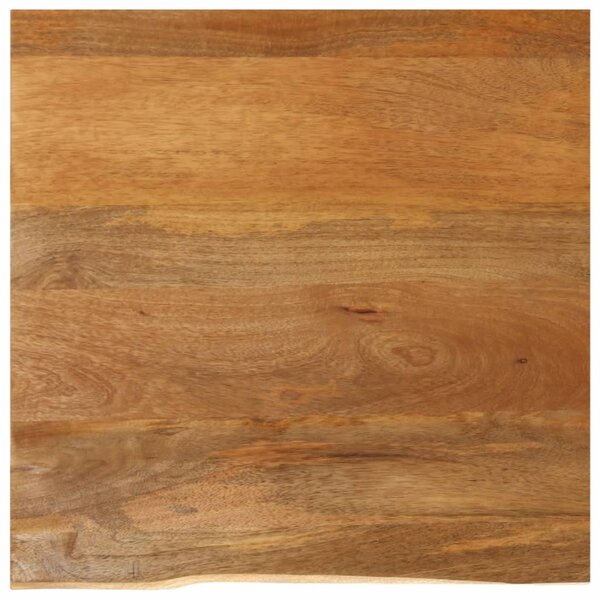 vidaXL Dessus de table à bord vivant 80x80x3 8 cm bois massif manguier