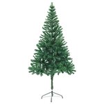 vidaXL Arbre de Noël artificiel pré-éclairé/boules 180 cm 564 branches