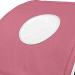 vidaXL Tunnel de lit 2 Pièces Rose 211 x 67 5 x 2 cm Polyester