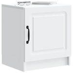 vidaXL Cabinet de chevet 2 Pièces Blanc 43 x 34 5 x 47 cm