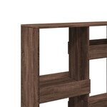 vidaXL Cloison de séparation chêne marron 100x33x135cm bois ingénierie