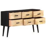 vidaXL Buffet 110x33x64 cm Bois de manguier massif
