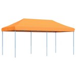 vidaXL Tente de fête Orange 292 x 580 x 315 cm Tissu Oxford