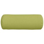 vidaXL Coussins d'accent 2 Pièces Vert clair Ø 25 x 70 cm tissu