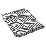 vidaXL Tapis d'extérieur Noir 140x200 cm PP