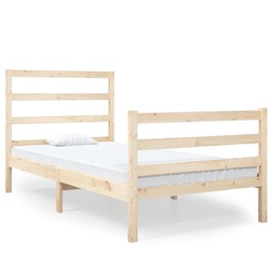 vidaXL Cadre de lit sans matelas bois massif