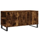 vidaXL Table basse chêne fumé 102x44 5x50 cm bois d'ingénierie
