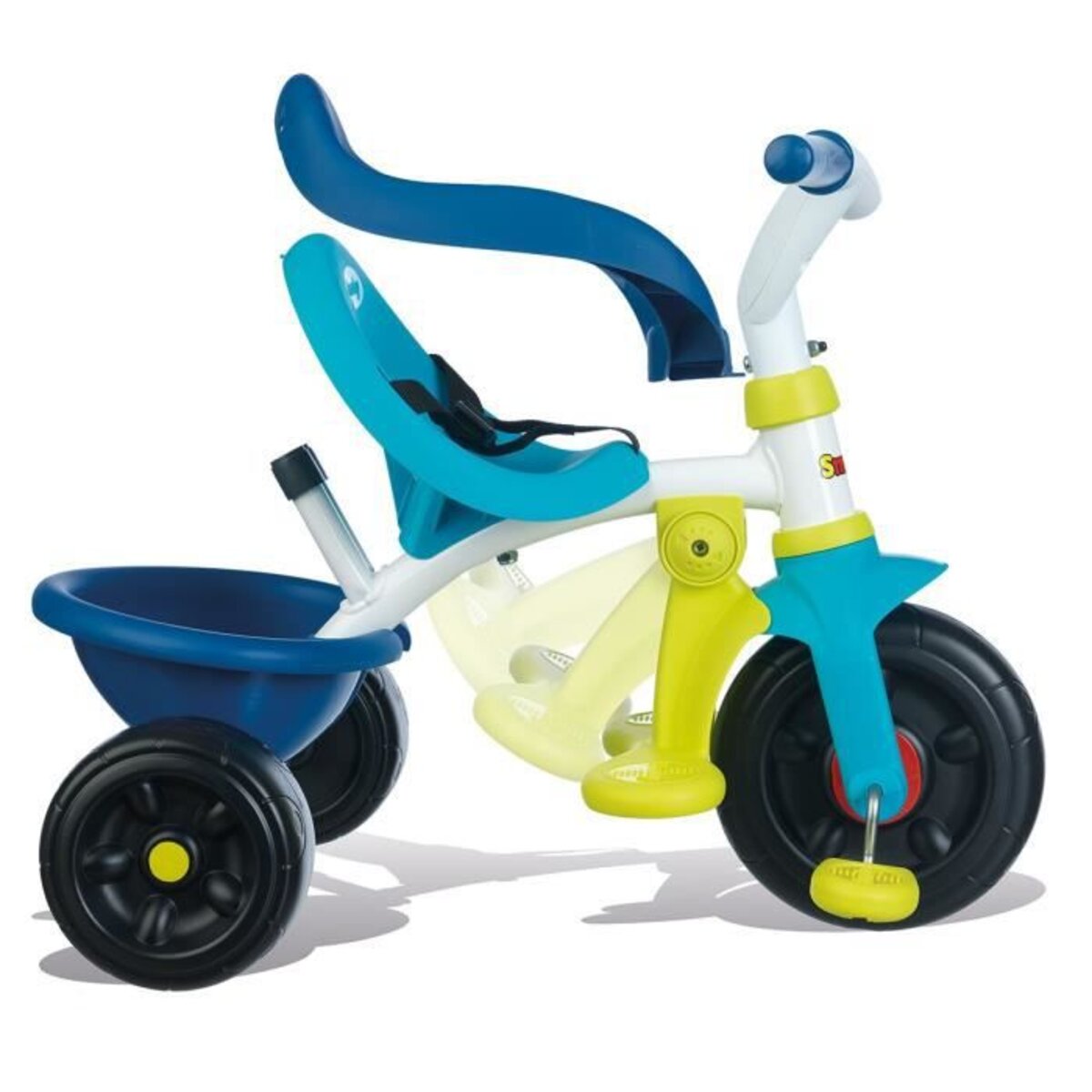 Smoby tricycle bébé 2 en 1 be fun bleu - La Poste