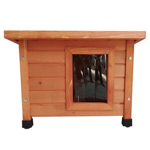 @Pet Maison pour chat d'extérieur XL 68 5x54x51 5 cm bois marron