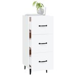 vidaXL Buffet blanc 34 5x34x90 cm bois d'ingénierie