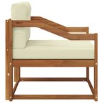 vidaXL Sofa de milieu extérieur Naturel