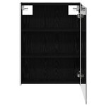 vidaXL Armoire Miroir de Salle de Bain Chêne noir 53 5 x 15 5 x 70 cm