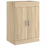 vidaXL Meuble sous lavabo de salle de bain Chêne Sonoma