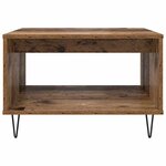 vidaXL Table basse Bois ancien 60 x 50 x 40 cm Bois d'ingénierie