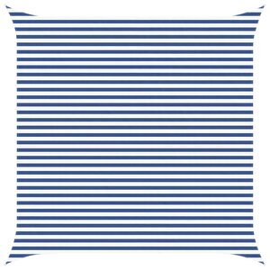 vidaXL Voile d'ombre Bleu et Blanc 4 5 x 4 5 m 100 polyester Oxford
