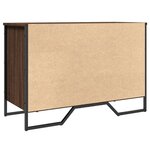 vidaXL Armoire à chaussures chêne marron 90x38x61 5 cm bois ingénierie