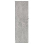 vidaXL Armoire de salle de bain Gris béton 30x30x95 cm Bois ingénierie