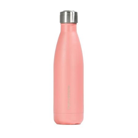 YOKO DESIGN INOX Gourde isotherme Bouteille 500 ml pastel corail